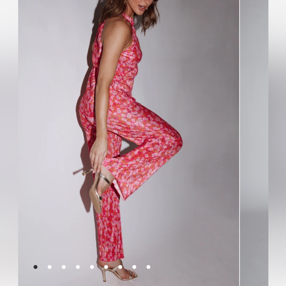 Lulu Plisse Pant Hot Pink - Petal and Pup